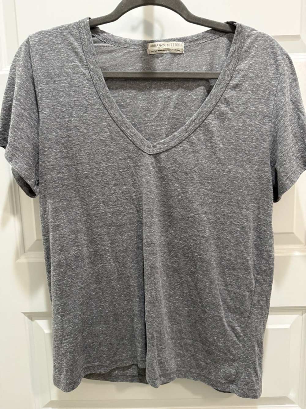 Urban Outfitters Heather Gray V-Neck Short Sleeve Tee